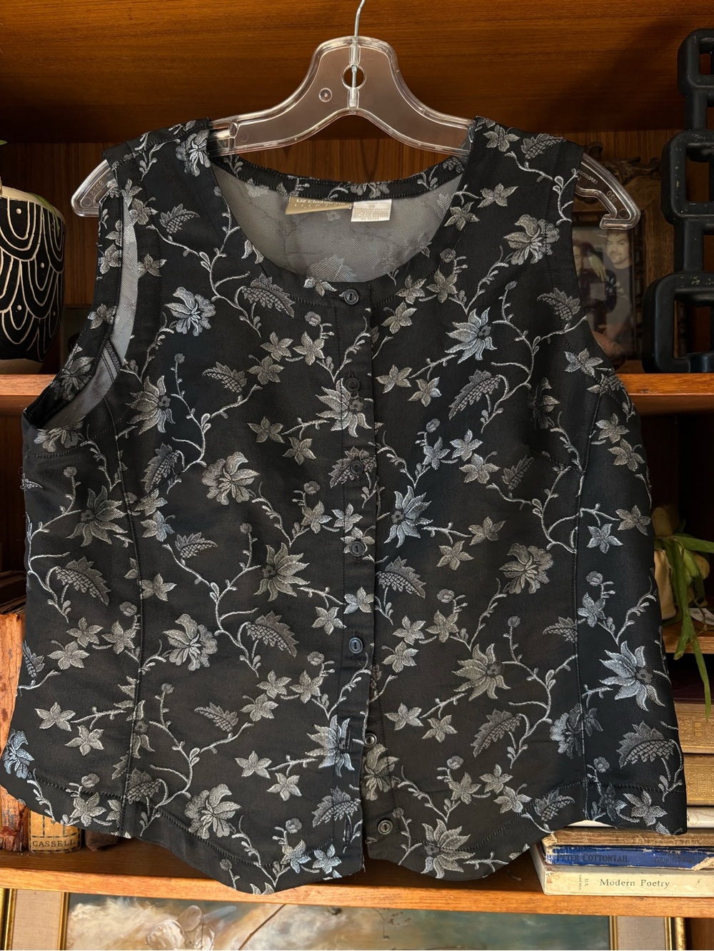 Vintage 90s Whimsigoth Liz Claiborne Vest 14P